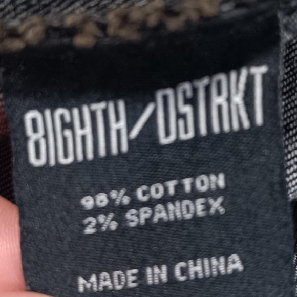 Men's XL 8IGHTH DSTRKT (EIGHTH DISTRICT) Denim Trucker Jacket - Picture 6 of 7